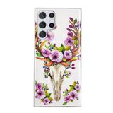 Gumený kryt LUMINOUS na Samsung Galaxy S22 Ultra 5G - Flower Deer