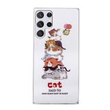Gumený kryt LUMINOUS na Samsung Galaxy S22 Ultra 5G - Cats