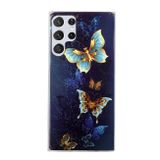Gumený kryt LUMINOUS na Samsung Galaxy S22 Ultra 5G - Double Butterflies