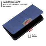 Peňaženkové kožené puzdro MAGNETIC na Samsung Galaxy A33 5G - Modrá