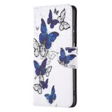 Peňaženkové kožené puzdro DRAWING na Samsung Galaxy A13 - Butterflies