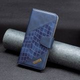 Peňaženkové kožené puzdro CROCODILE na Samsung Galaxy A13 - Modrá