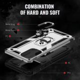Kryt Magnetic Holder Armor Shockproof na Samsung Galaxy A73 5G - Strieborná