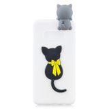 Gumený 3D kryt na Samsung Galaxy S10e - Little Black Cat