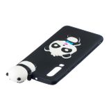 Gumený 3D kryt na Huawei P30 - Blue Bow Panda