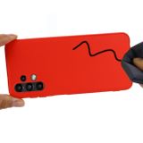 Gumený kryt COLOR na Samsung Galaxy A13 - Červená