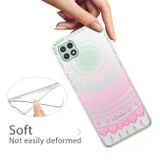 Gumený 3D kryt na Samsung Galaxy A03 - Gradientná ružová