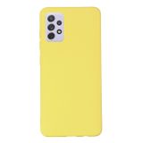 Gumený kryt Pure Color na Samsung Galaxy A73 5G - Žltá