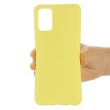 Gumený kryt Pure Color na Samsung Galaxy A73 5G - Žltá