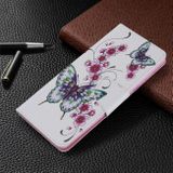 Peňaženkové kožené puzdro 3D Painting Horizontal na Samsung Galaxy A71-Two Butterflies