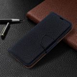 Peňaženkové puzdro Litchi na Samsung Galaxy S20 - čierné