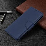 Peňaženkové kožené puzdro na Samsung Galaxy A71 - Retro modré