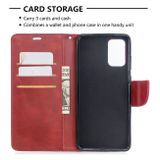 Peňaženkové puzdro na Samsung S20+ Retro -červená
