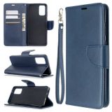 Peňaženkové puzdro na Samsung S20+ Retro -modrá