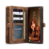 Multifunkčné peňaženkové puzdro CaseMe na Samsung Galaxy S22 5G - Hnedá