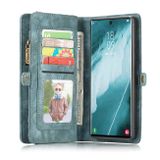 Multifunkčné peňaženkové puzdro CaseMe na Samsung Galaxy S22 Ultra 5G - Zelená