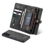 Multifunkčné peňaženkové puzdro CaseMe na Samsung Galaxy S22 Plus 5G - Čierna