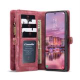 Multifunkčné peňaženkové puzdro CaseMe na Samsung Galaxy S22 Plus 5G - Červená