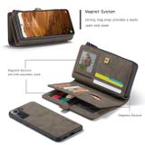 Multifunkčné peňaženkové puzdro CaseMe na Samsung Galaxy S22 Plus 5G - Hnedá