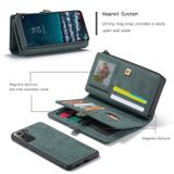 Multifunkčné peňaženkové puzdro CaseMe na Samsung Galaxy S22 Plus 5G - Modrá