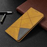 Peňaženkové puzdro na Samsung Galaxy S20- Rhombus - žltá