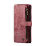 Multifunkčné peňaženkové puzdro CaseMe na Samsung Galaxy S22 5G - Červená