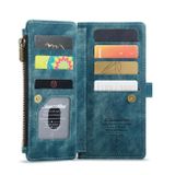Multifunkčné peňaženkové puzdro CaseMe na Samsung Galaxy S22 5G - Modrá