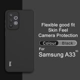Gumený kryt IMAK na Samsung Galaxy A33 5G - Čierna