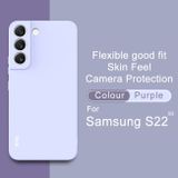 Gumený kryt IMAK na Samsung Galaxy S22 5G - Fialová