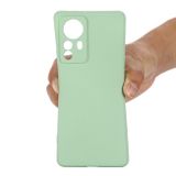 Gumený kryt Pure Color na Xiaomi 12 Pro - Zelená