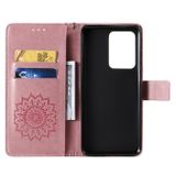 Peňaženkové puzdro na Samsung S20 Ultra - Sun Print-ružová