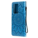 Peňaženkové puzdro na Samsung S20 Ultra - Sun Print-modrá