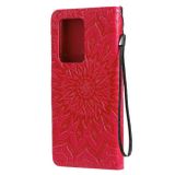 Peňaženkové puzdro na Samsung S20 Ultra - Sun Print-červená