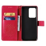 Peňaženkové puzdro na Samsung S20 Ultra - Sun Print-červená