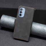 Peňaženkové kožené puzdro Magnetic Clasp na Moto G31/G41 - Čierna