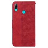 Peňaženkové kožené puzdro BRUSH na Huawei P smart 2019/Honor 10 Lite – Červená