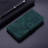 Peňaženkové kožené puzdro TIGER na Xiaomi 12X – Zelená