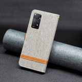 Peňaženkové Denim puzdro na Xiaomi Redmi Note 11 Pro - Šedá