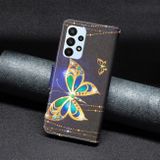 Peňaženkové 3D puzdro COLORED na Samsung Galaxy A23 5G - Veľký motýľ