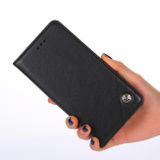 Peňaženkové kožené puzdro na Motorola Moto G8 Play – Čierná