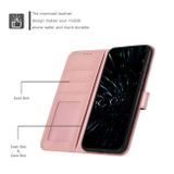 Peňaženkové kožené puzdro STITCHING na Samsung Galaxy A53 5G - Ružová