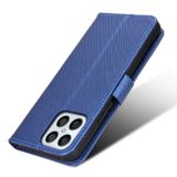Peňaženkové kožené puzdro DIAMOND na Honor X8 4G – Modrá