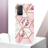 Gumený kryt MARBLE na Xiaomi Redmi Note 11 Pro - Pink Flower