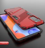 Kryt Punk Armor na Xiaomi Redmi Note 11 Pro - Červená
