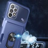 Kryt Magnetic Holder Armor na Samsung Galaxy A13 - Modrá