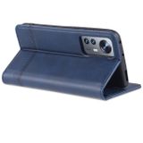 Peňaženkové kožené puzdro AZNS na Xiaomi 12X – Tmavomodrá