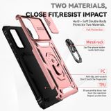 Kryt Magnetic Holder Armor na Samsung Galaxy A73 5G - Ružové zlato
