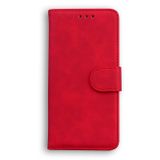 Peňaženkové kožené puzdro COLOR na Huawei P50 - Červená