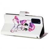 Peňaženkové puzdro Colored Drawing Pattern na Samsung Galaxy S20 Playful Pony