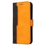 Peňaženkové kožené puzdro COLOR na Huawei Nova 9 SE - Oranžová